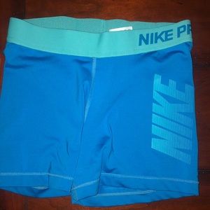 Nike dri fit tight fit short running shorts